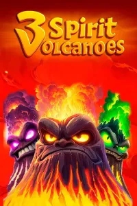 three spirit volcanoes game logo